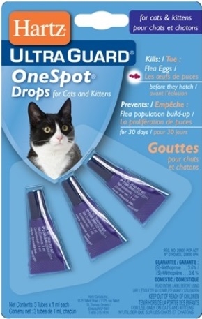hartz ultraguard one spot drops for cats and kittens